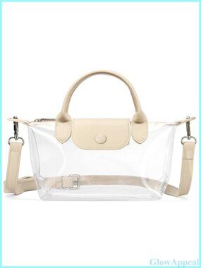 Clear Crossbody Bag Stadium Approved Small PVC Purse